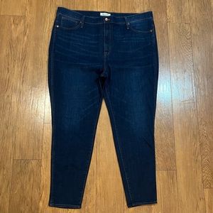 Madewell High Waisted Skinny Dark Wash Jeans Sz 20 (Sz 36)